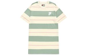 Футболка короткого рукава TOKYO STUDIO женская серо-зеленая FILA FUSION, серо-зеленый камень