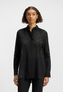 Блуза HUGO Button-down blouse, Patterned Eight/Multi-Coloured