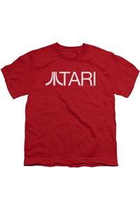 Футболка Atari с коротким рукавом для детей Gildan, красный