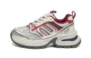 Кроссовки WOOS BOBO Chunky Sneakers Women's Low-top, цвет Burgundy