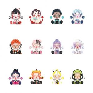 Бокс с полным набором Pop Mart Skullpanda City of Night Series - 12 штук