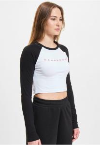 Топ Dangerous DNGRS BOLD LONGSLEEVES, White Black/White