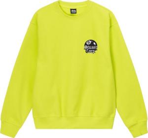Толстовка Stussy 8 Ball Corp. Crew 'Lime', зеленый