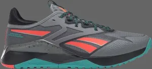 Кроссовки nano x2 tr adventure 'grey classic teal' Reebok, серый