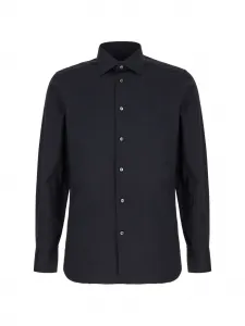 Рубашка на пуговицах Zegna, синий