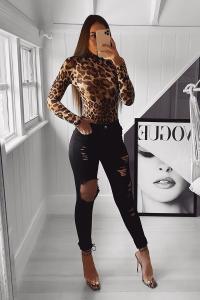 Джинсы Fashion Nova P803, черный