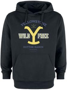 Толстовка с капюшоном Yellowstone Wild - Free, черный