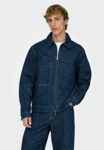 Куртка Only & Sons ONSCASSEL , Dark Blue Denim/Dark-Blue Denim