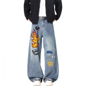 Джинсы Unisex Moderate Scimitar HUANQIU, синий