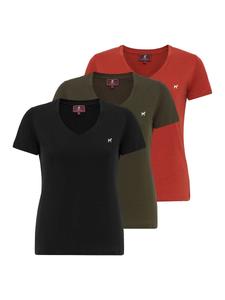 Рубашка Williot, оливковый/светло-красный/черный