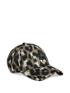 Бейсболка с леопардовым принтом Fusalp, коричневый