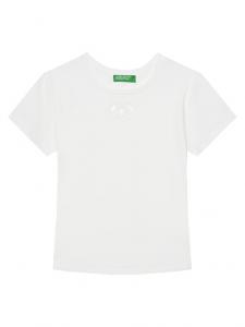 Облегающая футболка 3P4ZC10O0 United Colors Of Benetton, белый