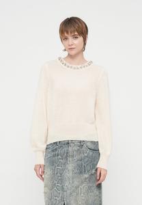 Джемпер VILA VIALICE BLING PULLOVER, Birch/Off-White