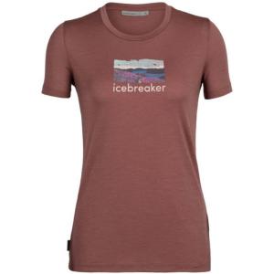 Футболка Icebreaker W Tech Lite II SS TrailHead, коричневый