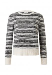 Джемпер MAERZ Muenchen Jumper, Ecru Schwarz/White