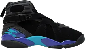 Кроссовки Air Jordan 8 Retro GS Aqua 2007, черный