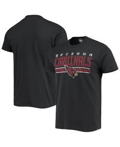 Мужская черная футболка в полоску Arizona Cardinals Team '47 Brand, черный