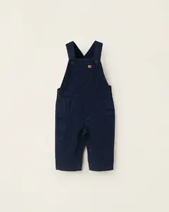 Вельветовый детский комбинезон на кнопках Zippy, темно-синий