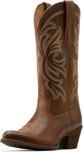 Женские вестерн-сапоги ARIAT Heritage J с удлиненным носком Stretchfit, Sassy Brown