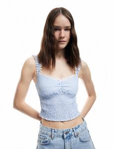 Топ Koton, светло-голубой