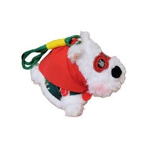 Плюшевый кулон вест хайленд уайт терьер высотой 15 см Love of wormwood, красный