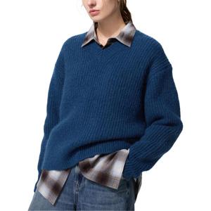 UNIQLO Свитер женский темно-синий