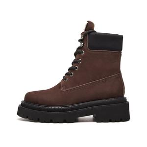 CHERYKALLY Женские короткие ботинки мартин кофе, цвет Coffee