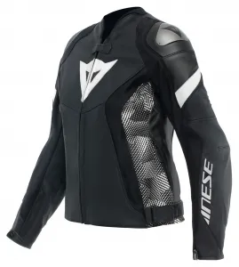 Женская кожаная куртка Avro 5 Dainese, черный/белый