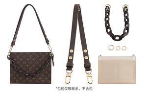 Luxury Care Artisan Workshop Кожаный ремешок для сумки женский коричневый