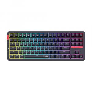 Игровая клавиатура MSI FORGE GK300 W, Red Switches, черный, английская раскладка