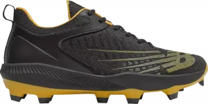 Бутсы New Balance FuelCell 4040 v6 Molded 'Black Yellow', черный