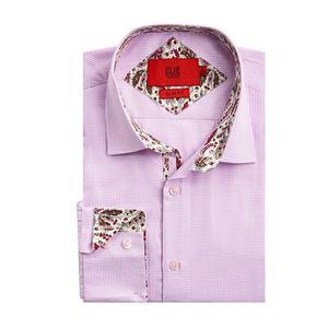 Мальчиковая рубашка slim fit в клетку houndstooth Elie Balleh, Pink