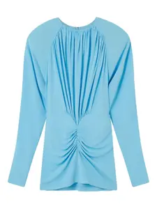 Драпированное мини-платье Stella Mccartney, синий