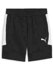 Puma Спортивные брюки "TeamEVOSTRIPE Shorts" черного цвета