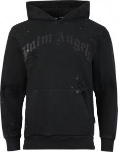 Худи Palm Angels GD Glittered Logo Hoody 'Black', черный