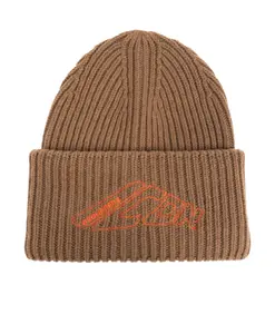 Шерстяная шапка Dsquared2, коричневый