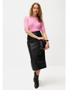 Свитер с короткими рукавами нежно-розового цвета LASCANA