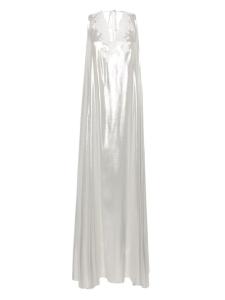 Carine Gilson кафтан с люрексом и кружевом, белый