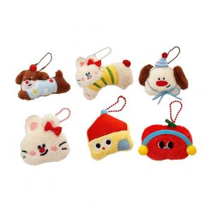 Очаровательная брошь кукла плюшевый кулон высота 10см FKOFR, Two Random Pcs