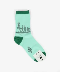 Носки с семейным узором Studio Picone, цвет Green(059)