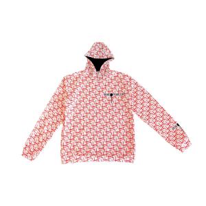 Женский худи с принтом воздушного шара в красно-белом цвете KnotWTR