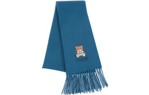 MOSCHINO Шарф вязаный Unisex Dark Blue