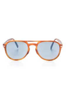 Persol солнцезащитные очки-пилоты, коричневый