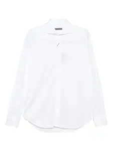 Рубашка с длинными рукавами и застежкой на пуговицы Corneliani, белый