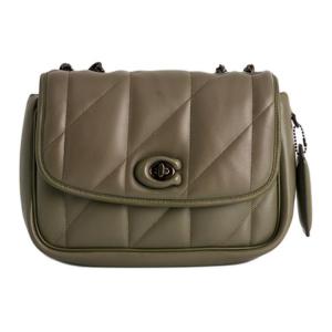 COACH Мадисон Сумка через плечо из овчины средняя женская армейский зеленый