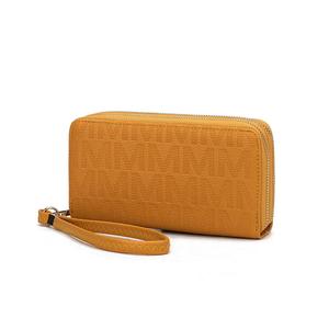 Кошелек-кошелек Lisbette Wristlet Handbag M Signature MKF Collection By Mia K., цвет mustard