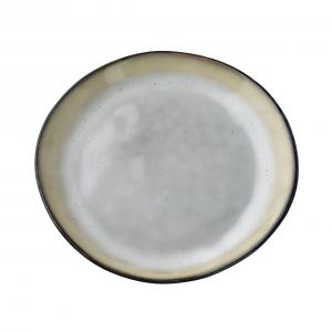 Десертная тарелка Basic Nature Beige, 19,5x19,5x2,5 см, керамика Mondex, бежевый