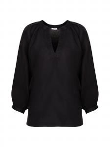 SEIDENSTICKER Блузка 'Schwarze Rose' в черном цвете