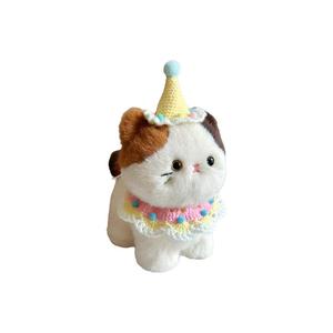 Милый и мягкий плюшевый кукла с дизайном трехцветного котенка, высота 20см/30см Tak Bebe