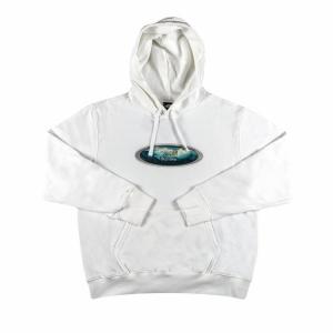 Толстовка Supreme x The North Face Lenticular Mountains Hooded Sweatshirt 'White', белый